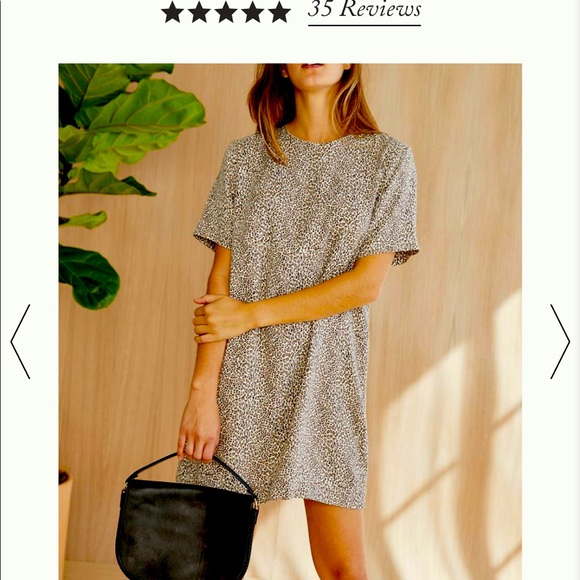 Jenni Kayne Dresses & Skirts - Jenni Kayne T-shirt dress- leopard -Medium